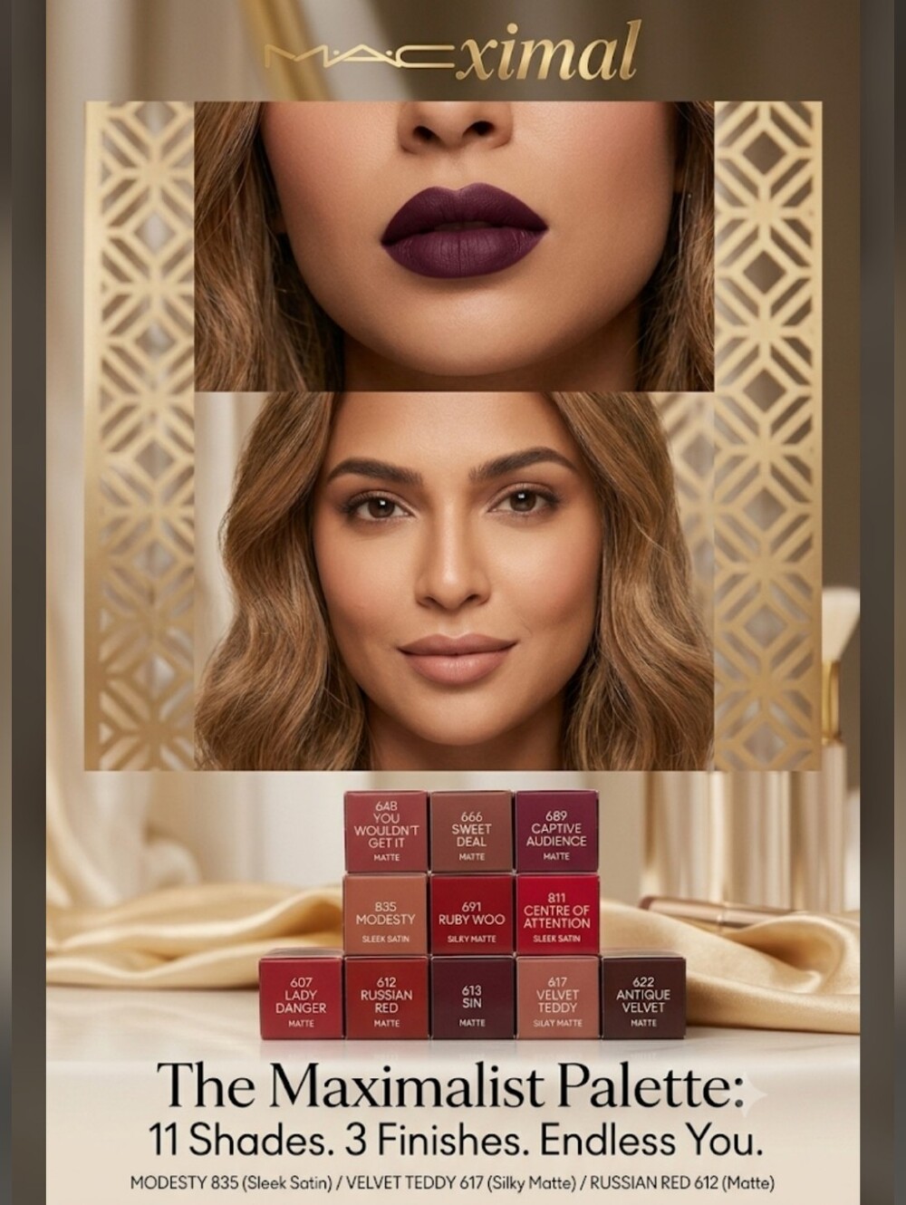 MACximal Matte, Silky Matte Or Sleek Satin Lipstick, Pick 1, NIB